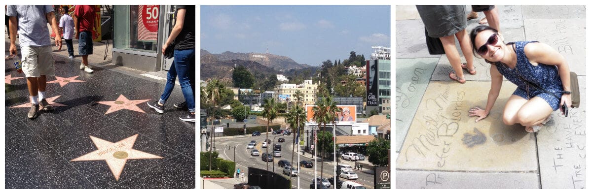 Hollywood Boulevard paseo de la fama
